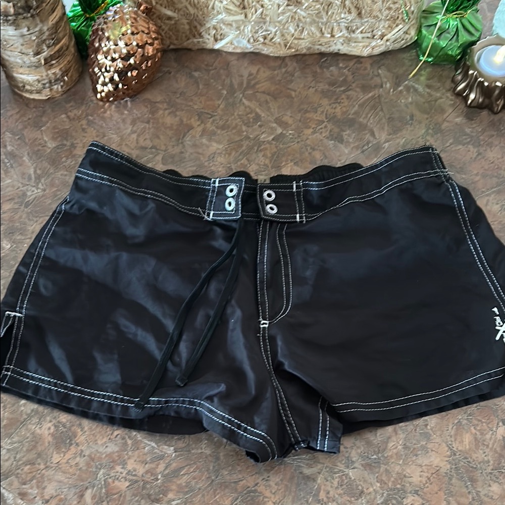 Zero XPosur Women’s Black Lined Board Swim Shorts